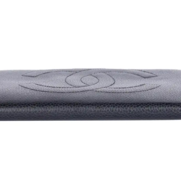 CHANEL Vintage Caviar Leather CC Bifold Wallet – Black -Rare Vintage - Picture 7 of 7
